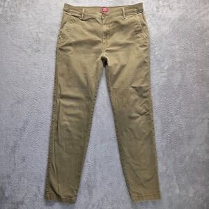 Levis Pants Mens 34X34 Brown XX Chino Standard Taper Mid Rise Preppy Twill